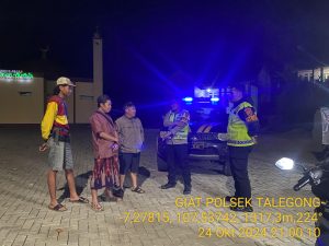 Jajajan Polsek Talegong Gelar Patroli Biru Jaga Kamtibmas Tetap Stabil