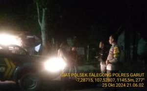 Jam Malam Jajaran Polsek Talegong Gelar KRYD Jam Rawan Jaga Sitkamtibmas Stabil