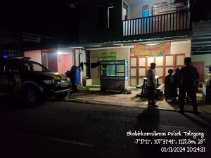 Jajaran Anggota Polsek Talegong Lakukan KRYD Malam