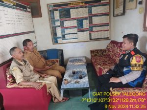 Polsek Talegong Sambang Warga Ciinjuj Mekarmulya