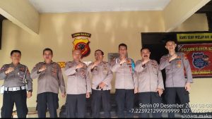 Anggota Piket Polsek Garut Kota Lakukan Sispam Mako
