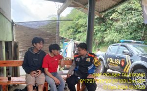 Polsek Talegong Sambang Warga Datar Pari Desa Mekar Mekarmulya