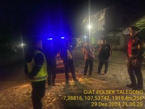 Jaga Kamtibmas Polsek Talegong Dalam Ops Lilin Lodaya