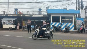 Kegiatan Pengaturan Arus Lalulintas Di Wilkum Polsek Cisurupan