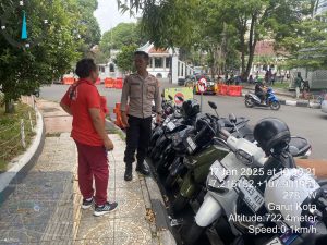 Panit Samapta Polsek Garut Kota Lakukan Binluh Kamtibmas