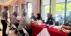Kapolsek Wanaraja Ikut Donor Darah