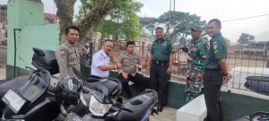 Kegiatan Rutin personil polsek leles polres garut sinergitas Tni Polri di kp. Cilame