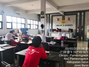 Ngariung Kamtibmas Polsek Pameungpeuk Bersama Pelajar SMAN 05 Garut