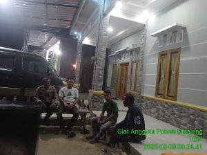 Polsek Cibalong Lakukan Patroli KRYD Rawan Malam