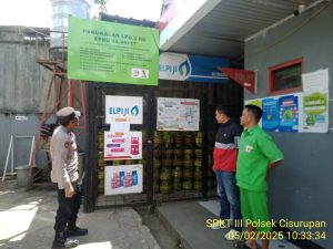 Anggota Polsek Cisurupan melaksanakan giat krkyd siang d wilayah hukum