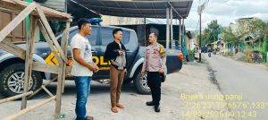 Polsek banjarwangi laksanakan patroli pagi