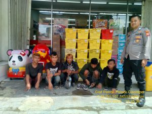 Polsek Cisompet Polres Garut melaksanakan Tugas Kegiatan Patroli siang guna mengantisipasi gangguan Kamtibmas.