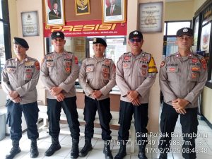 Menjaga Terjadinya Kejahatan Terhadap Mako Anggota Piket Polsek Bayongbong Giat Sispam Mako