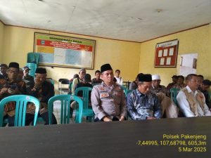 Polsek Pakenjeng melaksanakan Silaturahmi Kamtibmas di Desa Tanjungjaya