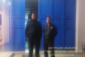 Personil polsek cisurupan melaksanakan patroli KRYD Presisi garut Lautan biru di wilkum polsek cisurupan
