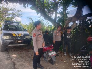 Patroli ngabuburit di wilayah hukum Polsek Cikelet