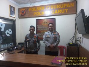 GIAT ANGGOTA MELAKSANAKAN SISPAM MAKO DI POLSEK CISURUPAN