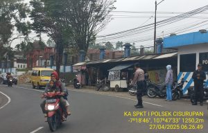 Kegiatan Gatur Pagi Di SP3 Wilayah hukum Polsek Cisurupan