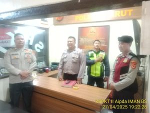 Polsek Cisurupan Melaksanakan Giat Sispam Mako