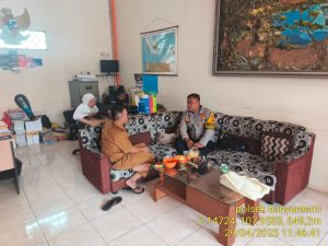 polsek banyuresmi bhabin desa karyamukti kegiatan ke desa