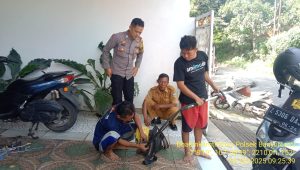 polsek banyuresmi bhabin desa karyasari kegiatan ke desa